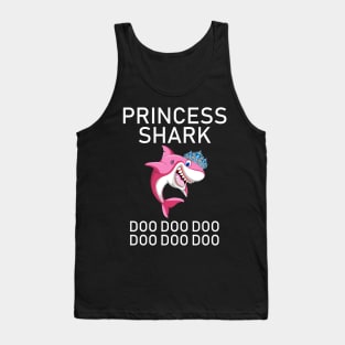 Princess Shark Doo Doo Doo Tank Top